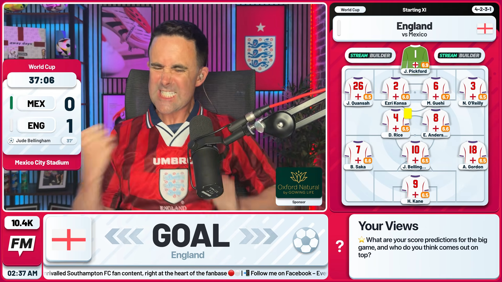 Football Martin's youtube overlay